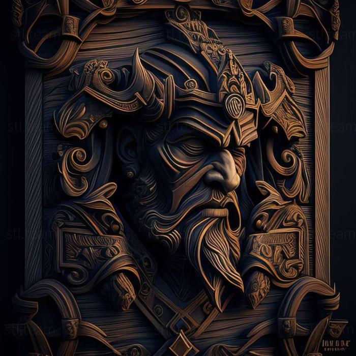 3D model Warcraft II The Dark Saga game (STL)